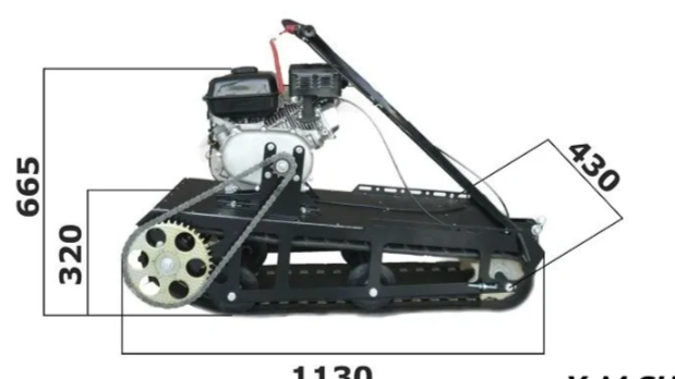 Мотобуксировщик XTREME-MOTORS "Конек-Горбунок" 6.5 л.с. в Сургуте