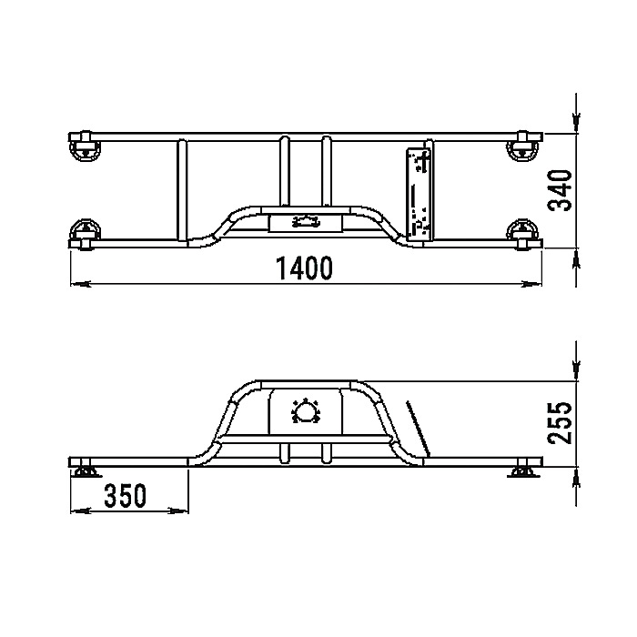 Стойка рулевая с бортовым креплением малая в Сургуте