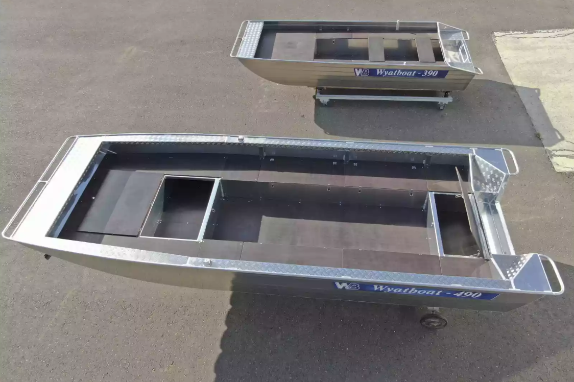 Алюминиевая лодка Wyatboat-490 Jonboat в Сургуте