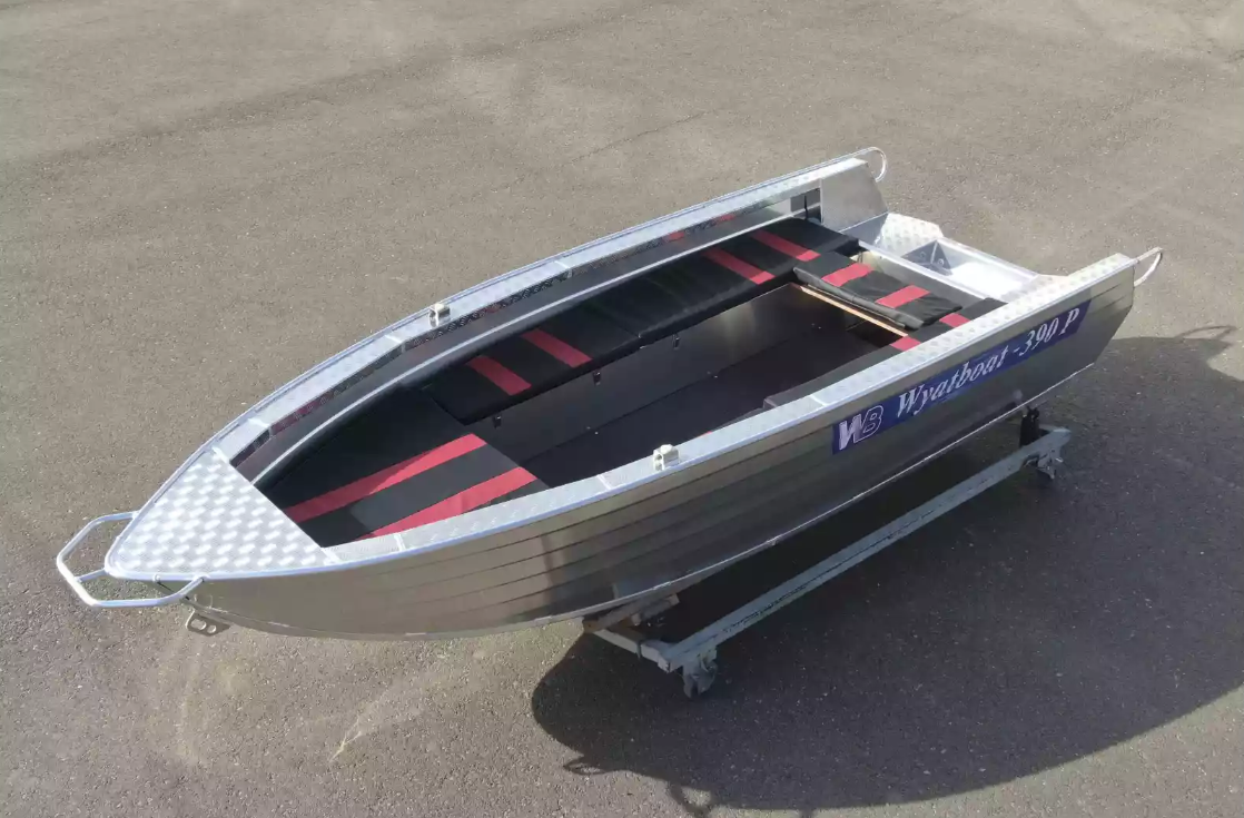 Алюминиевая лодка Wyatboat-390РМ увеличенный борт в Сургуте