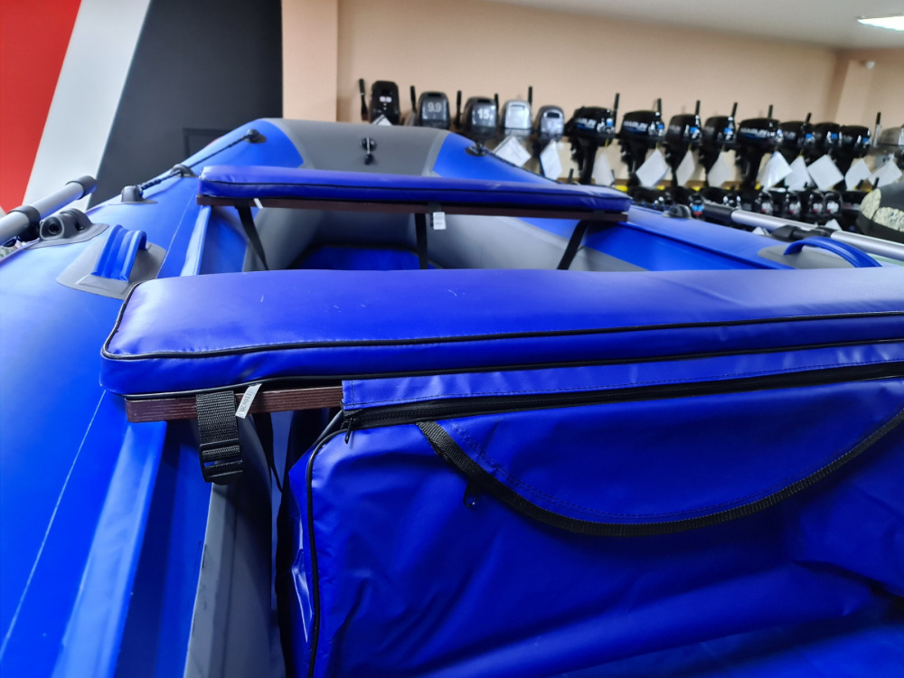 КОМПЛЕКТ МЯГКИХ НАКЛАДОК С СУМКОЙ ДЛЯ ЛОДОК 90Х20 СИНИЙ в Сургуте