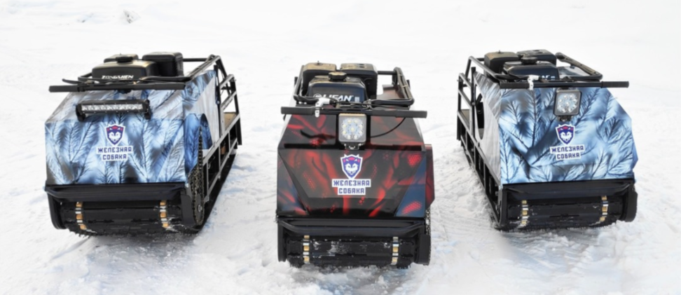 Мотобуксировщик Irondog (Железная собака) M500 20  Камуфляж Охотник в Сургуте