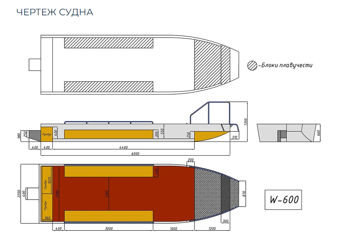 Алюминиевая лодка Wyatboat-600 в Сургуте