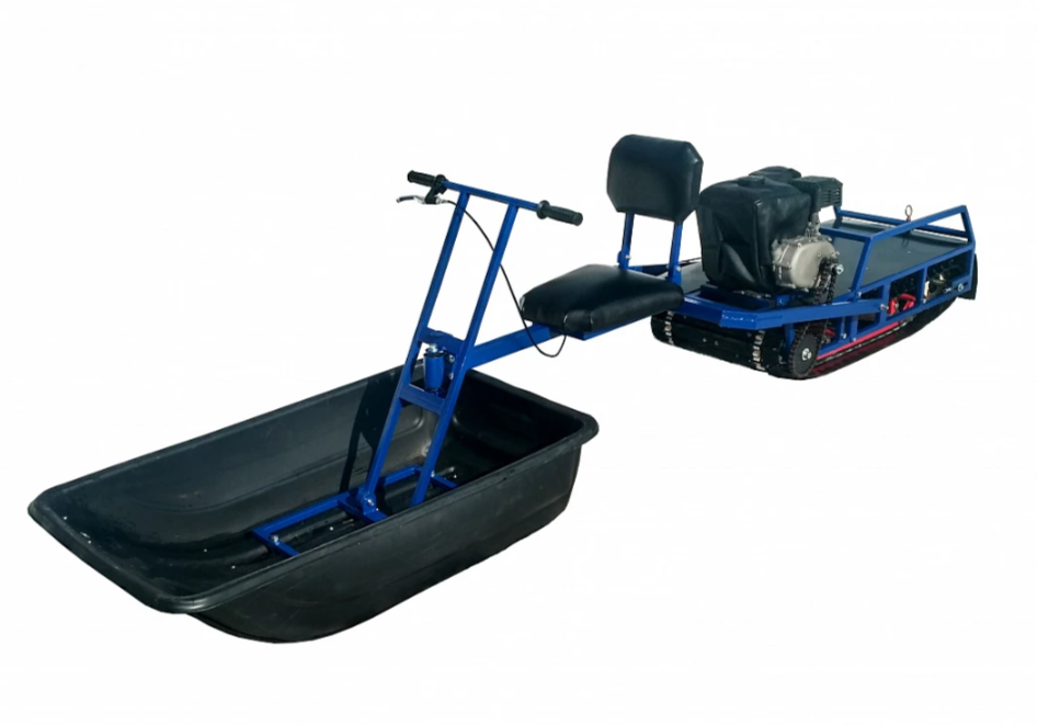 Мотобуксировщик толкач Альбатрос-XL8 с модулем. С фарой, склизы в Сургуте