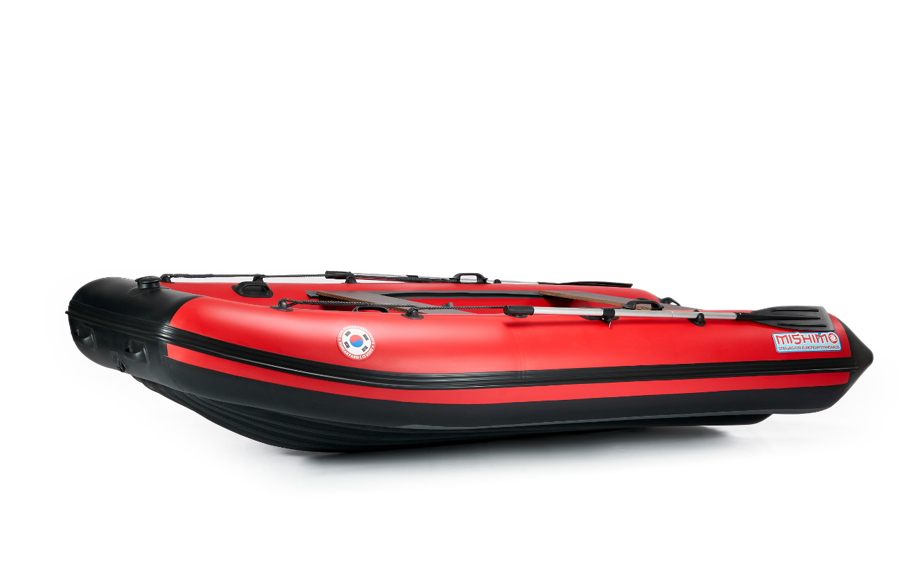 КОМПЛЕКТ ЛОДКА MISHIMO RAPID 380 PRO+ ЛОДОЧНЫЙ МОТОР MARLIN MP 9.9 (20) AMHS PROLINE FORCE в Сургуте