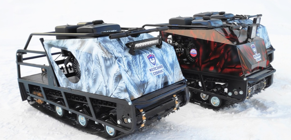 Мотобуксировщик Irondog (Железная собака) M500 20  Камуфляж Охотник в Сургуте