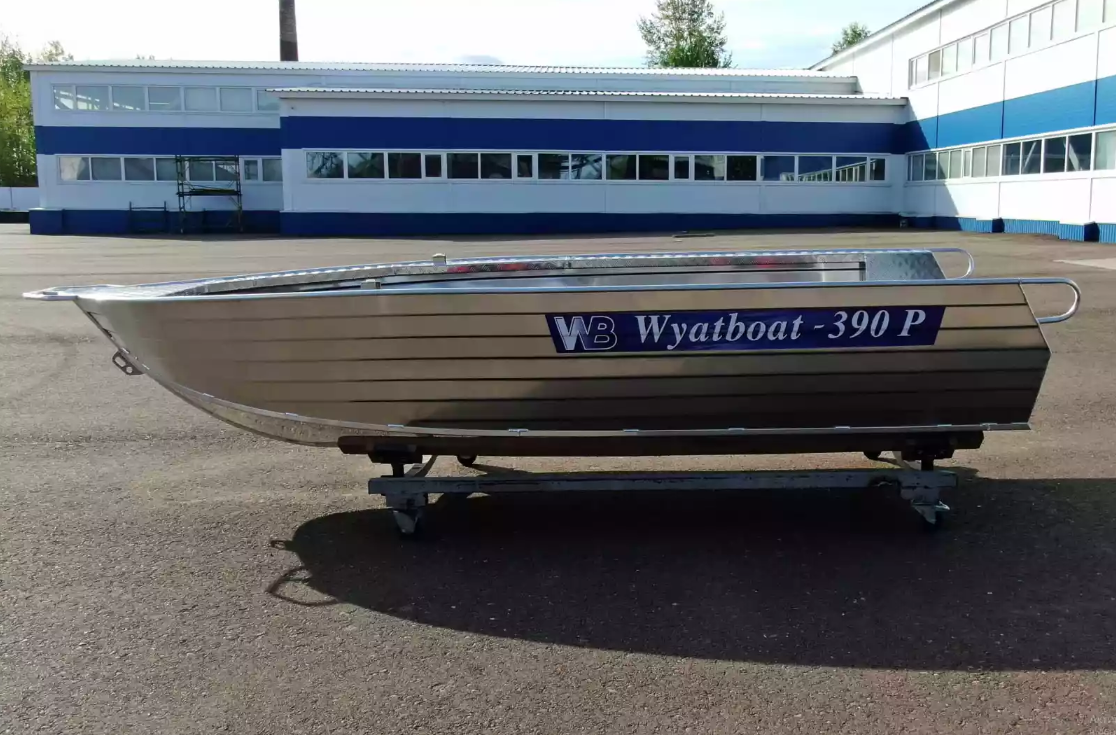 Алюминиевая лодка Wyatboat-390РМ увеличенный борт в Сургуте