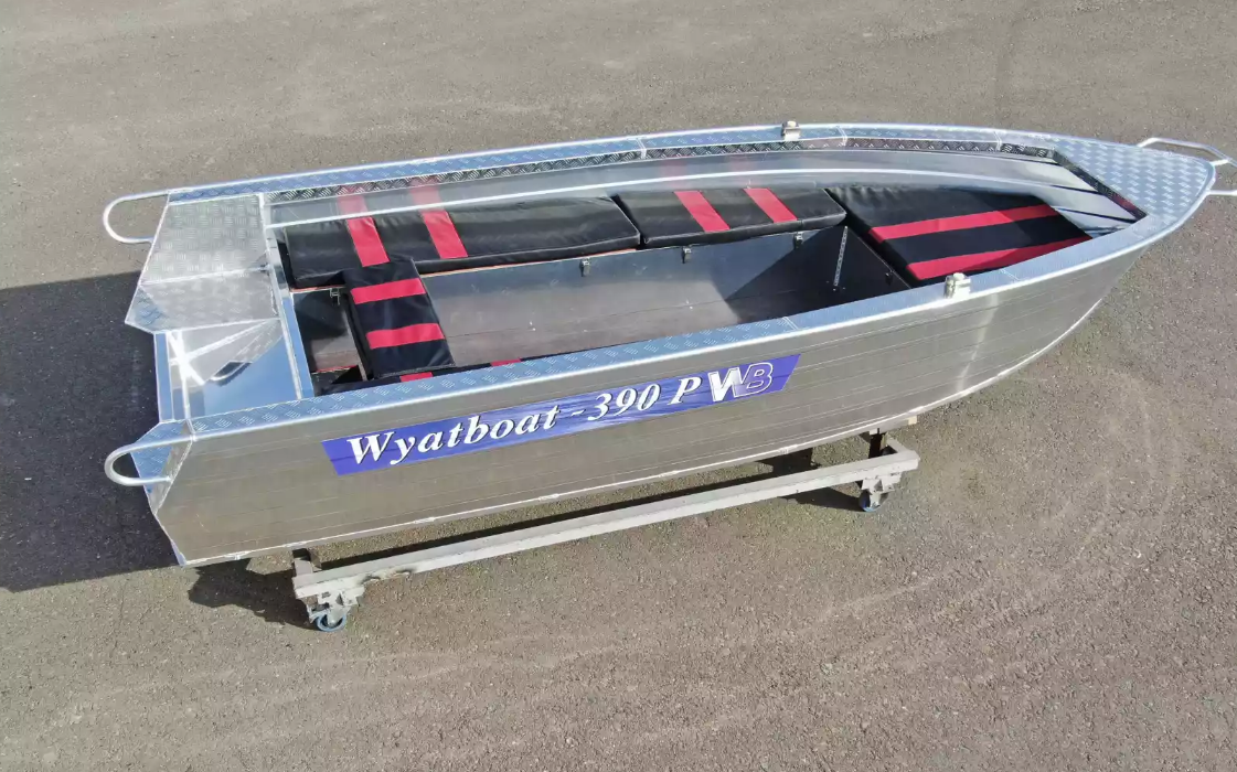 Алюминиевая лодка Wyatboat-390РМ увеличенный борт в Сургуте