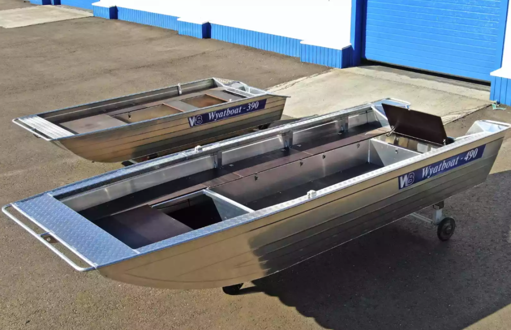 Алюминиевая лодка Wyatboat-490 Jonboat в Сургуте