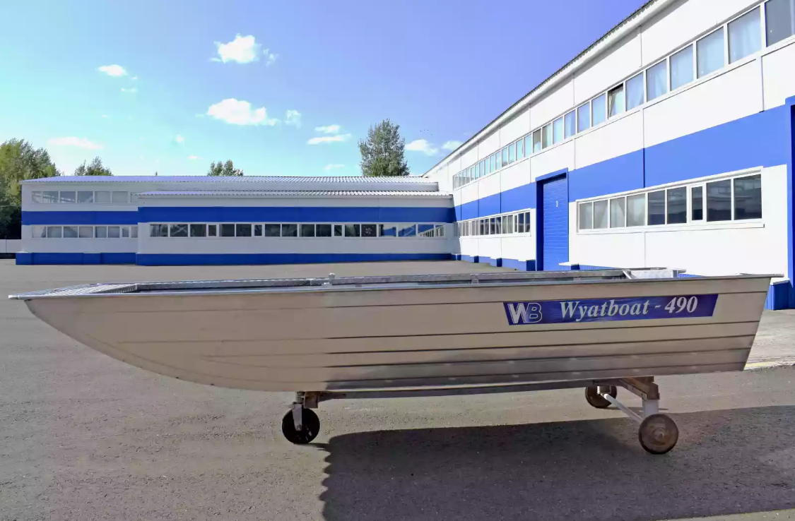 Алюминиевая лодка Wyatboat-490 Jonboat в Сургуте