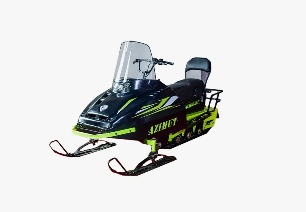 Миниснегоход Бурлак Азимут 20 л.с. , эл.запуск, реверс, тормоз гидравл, капот черный в Сургуте