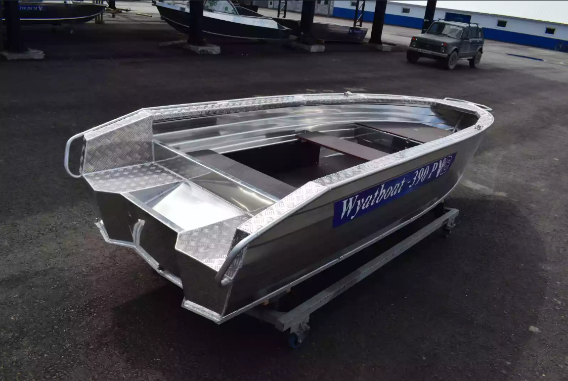 Алюминиевая лодка Wyatboat-390Р Увеличенный борт в Сургуте
