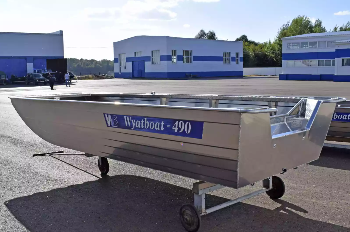 Алюминиевая лодка Wyatboat-490 Jonboat в Сургуте