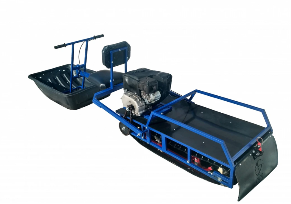 Мотобуксировщик толкач Альбатрос-XL8 с модулем. С фарой, склизы в Сургуте