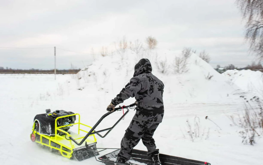Мотобуксировщик Бурлак ХОЗЯИН-1 (капот ткань) в Сургуте