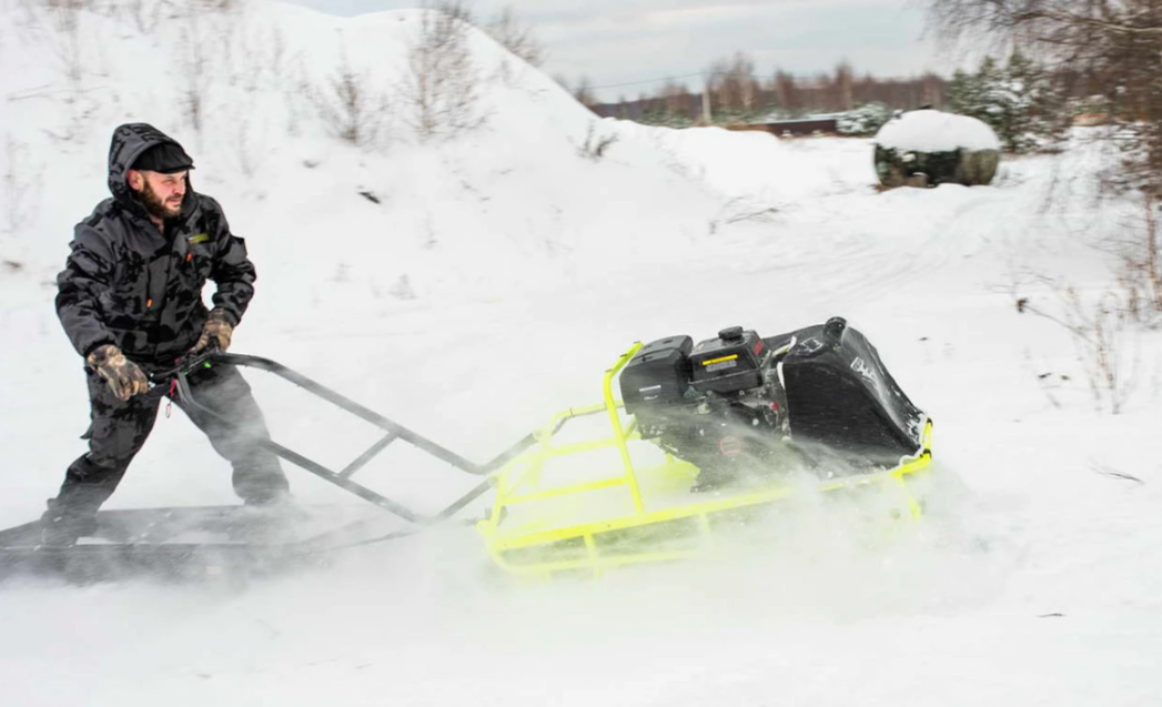 Мотобуксировщик Бурлак ХОЗЯИН-1 (капот ткань) в Сургуте