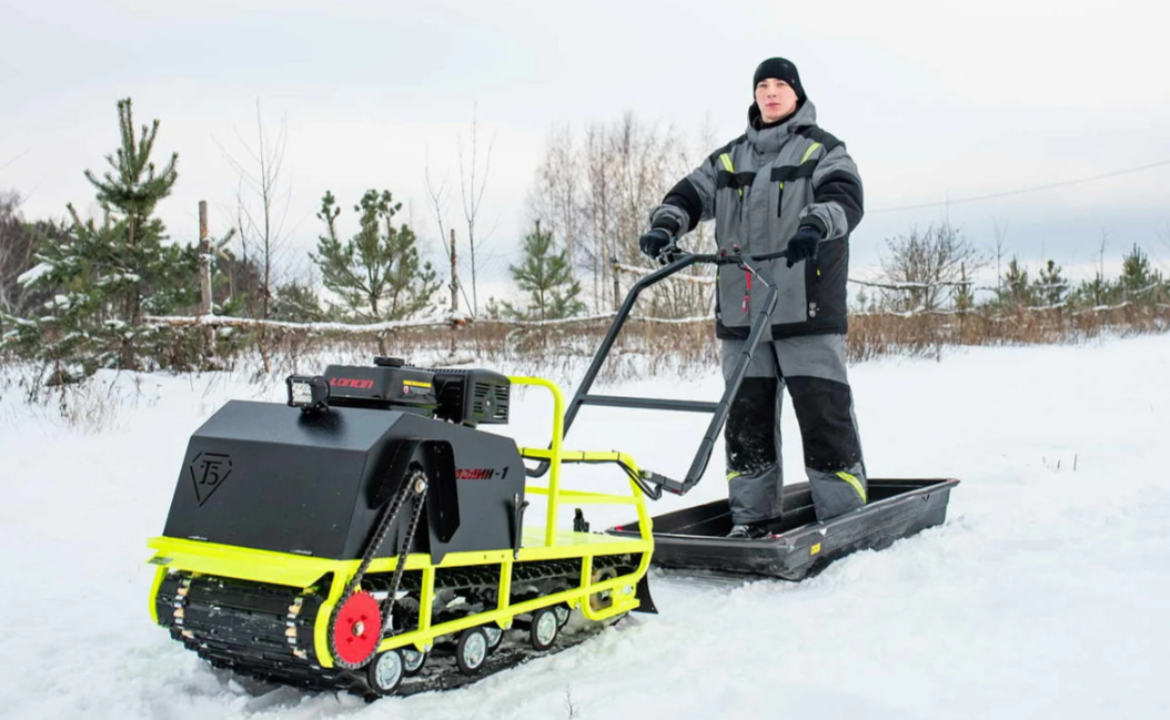 Мотобуксировщик Бурлак ХОЗЯИН-1 (капот ткань) в Сургуте