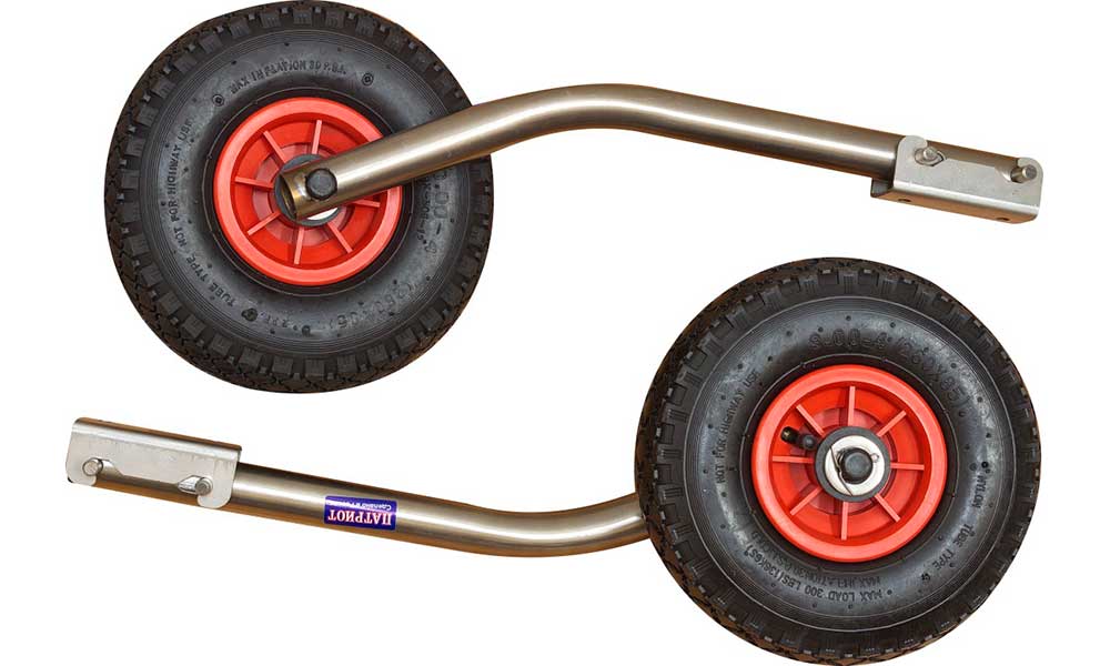 Транцевые колеса модульные удлиненные из нержавеющей стали в Сургуте