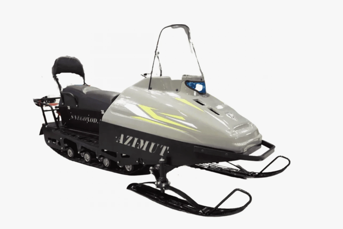 Миниснегоход Бурлак Азимут 20 л.с. , эл.запуск, реверс, тормоз гидравл, капот серый в Сургуте