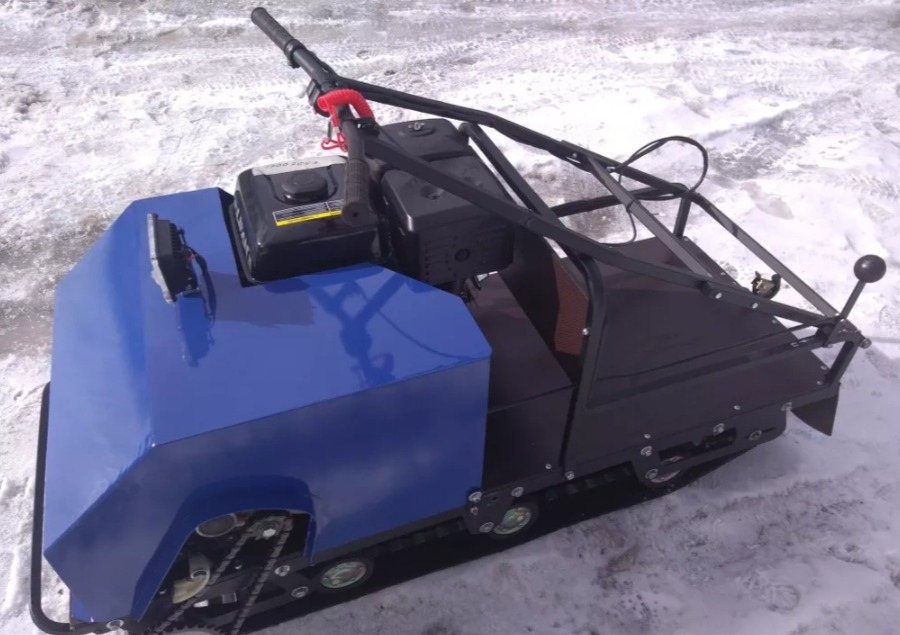 Мотобуксировщик AhtaR ЗИМА с реверсом (задний ход) в Сургуте