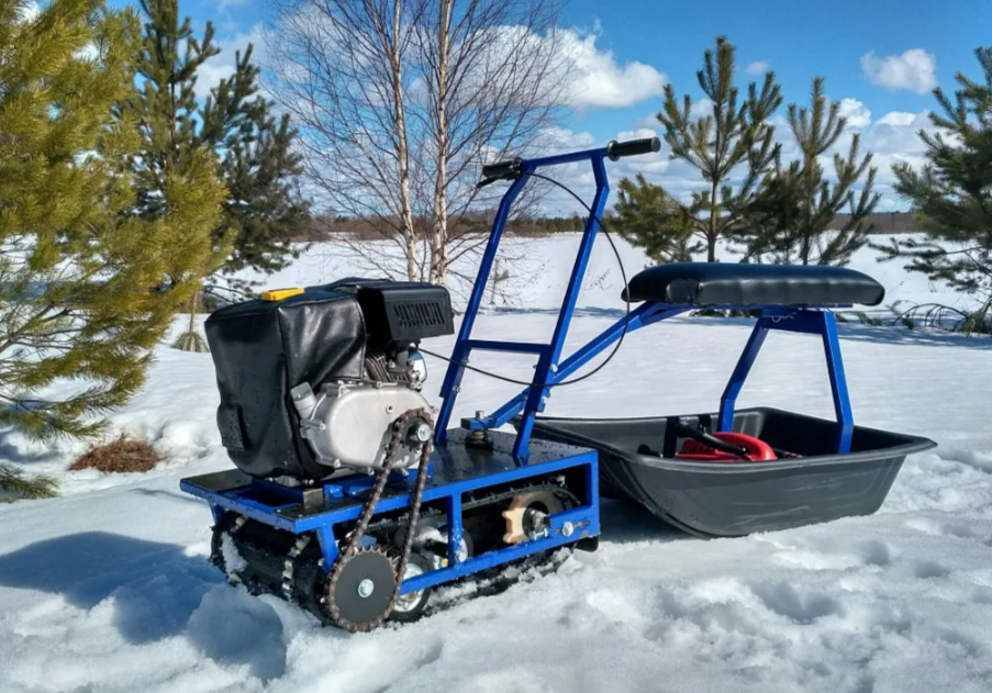 Мини-мотобуксировщик Альбатрос-М без фары в Сургуте