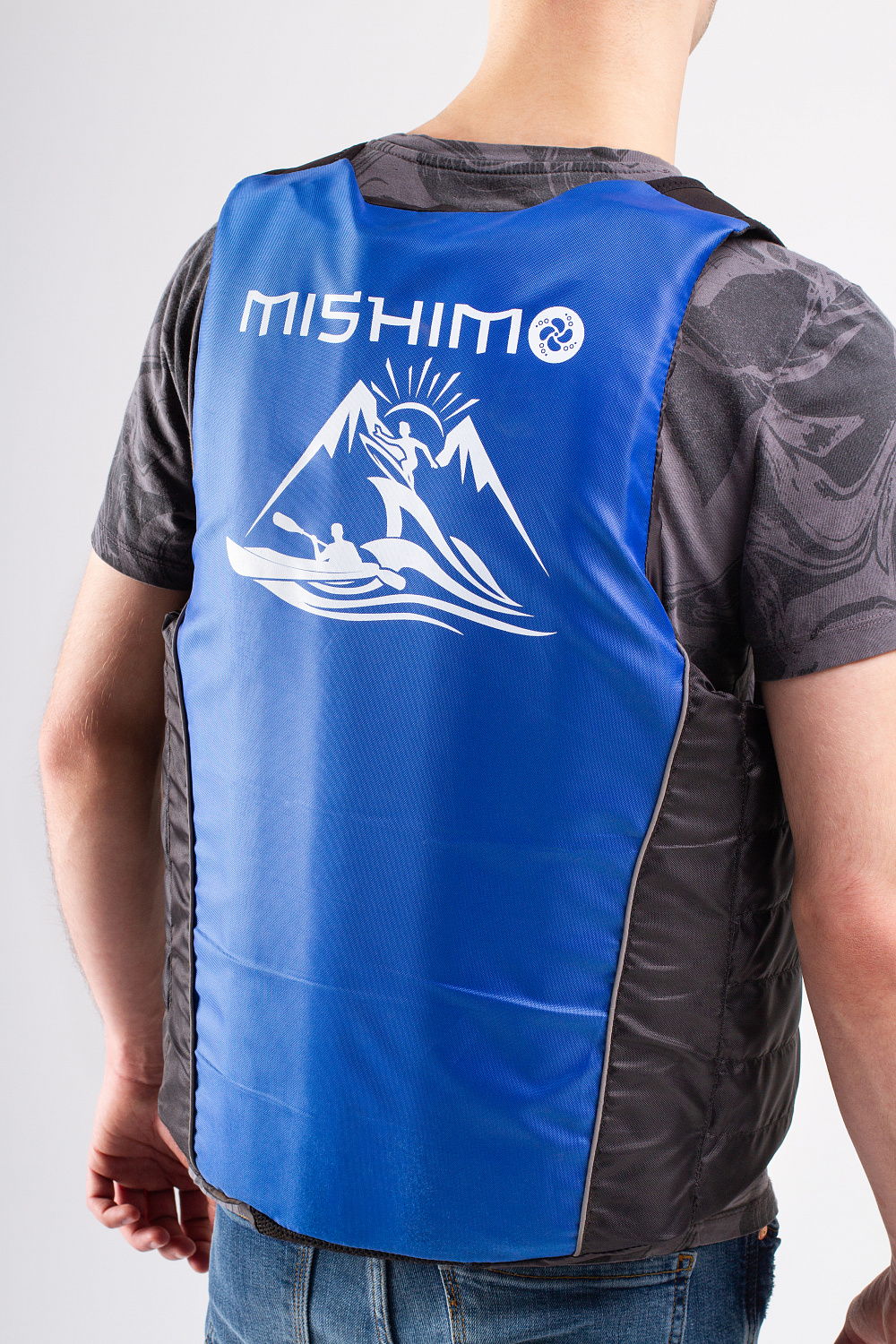 Жилет спасательный MISHIMO PRO Премиум качества Черно-синий в Сургуте